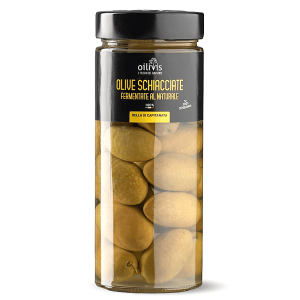 WŁOSKIE OLIWKI BELLA DI CAPITANATA Z APULII, DUŻE, NATURALNIE FERMENTOWANE 10 MIESIĘCY 350g