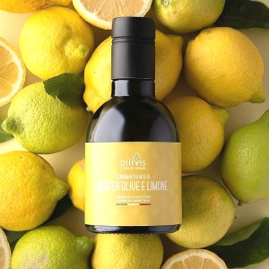 WŁOSKA OLIWA Z OLIWEK Z APULII ZE ŚWIEŻĄ CYTRYNĄ, KWASOWOŚĆ 0,1% - 250ml 