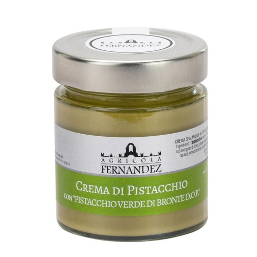 Krem z  45% pistacji z Bronte (DOP), Sycylia -180g