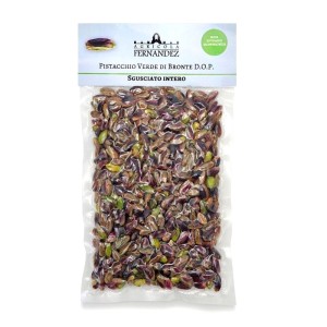 ŚWIEŻA, ŁUSKANA PISTACJA Z BRONTE DOP - ZIELONE ZŁOTO SYCYLII  100g 