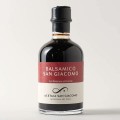 San Giacomo balsamico premium na co dzień. Doskonałej jakości, wyłącznie  z moszczu winnego, bez żadnych dodatków. 5 lat dojrzewania w drewnianych beczkach.